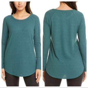 Chaser Waffle Knit Long Sleeve Top